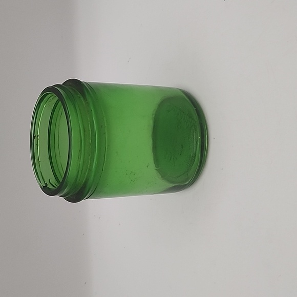 Vintage 4 oz Duraglass Green Jar 3" - Picture 3 of 9